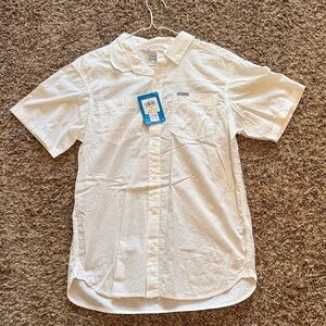 Men's Classic White Button Down Shirt